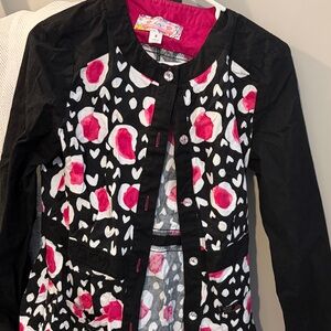 Koi Black and Pink Jacket